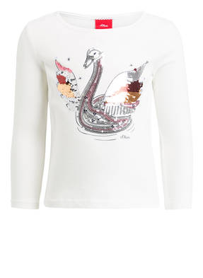 s.Oliver Longsleeve mit Wendepailletten
