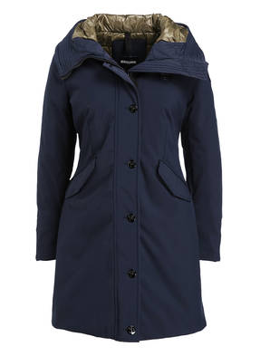 Blauer Daunenparka