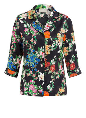 Mrs & HUGS Seidenbluse mit 3/4-Arm