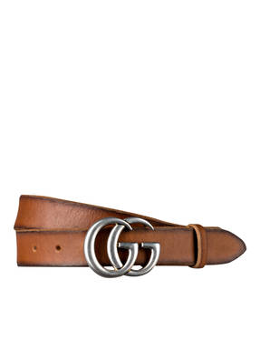 GUCCI Ledergürtel GG MARMONT
