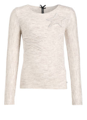 KEY LARGO Pullover mit Schmucksteinbesatz