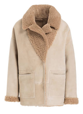 ba&sh Lammfelljacke