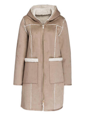 OAKWOOD Parka in Lammfelloptik