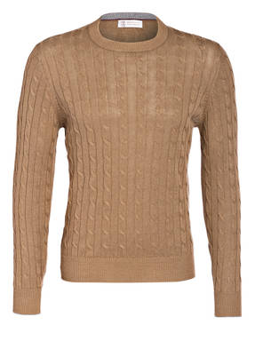 BRUNELLO CUCINELLI Pullover mit Leinenanteil