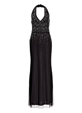 Young Couture by BARBARA SCHWARZER Abendkleid mit Perlenbesatz