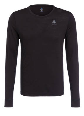 odlo Funktionswäsche-Shirt NATURAL WARM aus Merinowolle