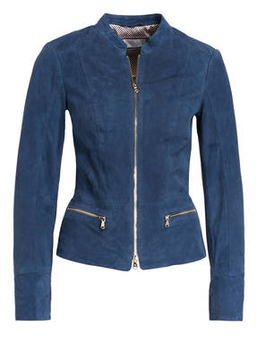 SCHYIA Velourslederjacke