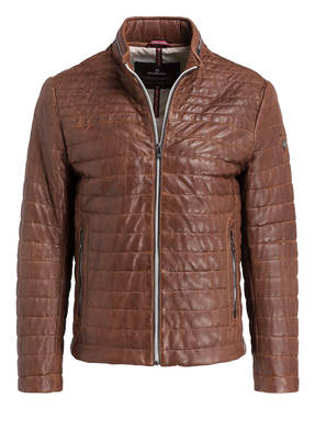MILESTONE Leder-Steppjacke TESINO