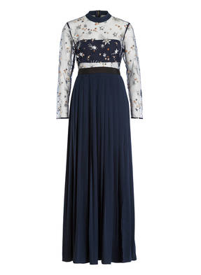 self-portrait Abendkleid mit Pailletttenbesatz