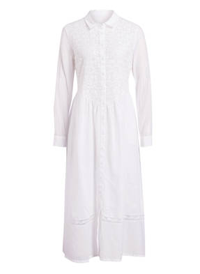 120%lino Hemdblusenkleid mit Leinen