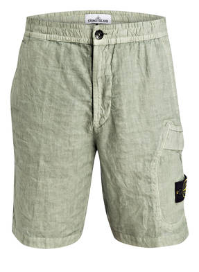 STONE ISLAND Leinen-Bermudas