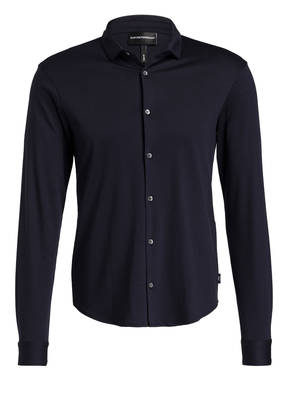 EMPORIO ARMANI Koszula z dżerseju slim fit