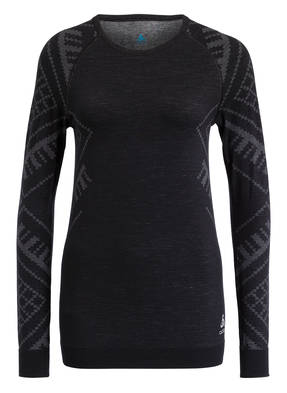 odlo Funktionswäsche-Shirt NATURAL + KINSHIP mit Merinowolle-Anteil