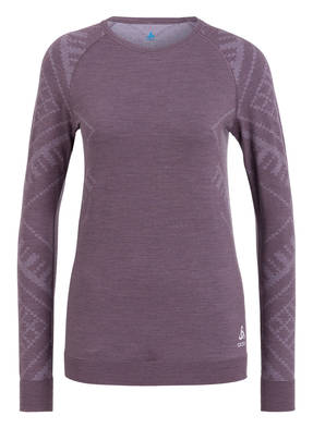 odlo Funktionswäsche-Shirt NATURAL + KINSHIP mit Merinowolle-Anteil