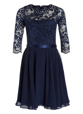 SWING Kleid mit Spitzenbesatz