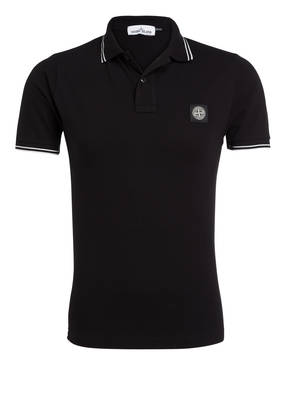 STONE ISLAND Piqué-Poloshirt Slim Fit