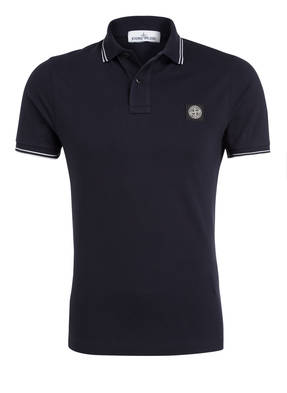STONE ISLAND Piqué-Poloshirt Slim Fit