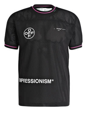 OFF-WHITE T-Shirt aus Mesh