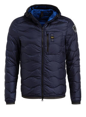 Blauer Lightweight-Daunenjacke