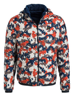 Blauer Wende-Blouson