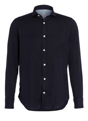 eleventy Piqué-Hemd Slim Fit