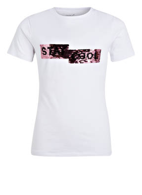 name it T-Shirt mit Paillettenbesatz