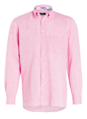 STROKESMAN'S Hemd Tailored Fit mit Leinenanteil