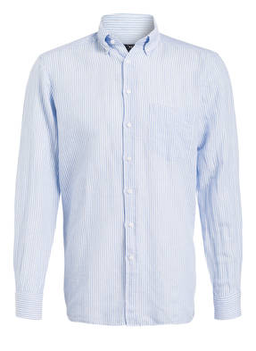 STROKESMAN'S Hemd Tailored Fit mit Leinenanteil