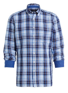 STROKESMAN'S Hemd Tailored Fit mit Leinen-Anteil