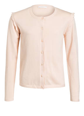 Chloé Strickjacke mit Rüschenbesatz