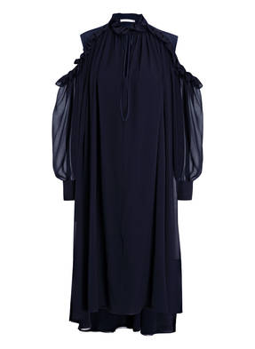 Chloé Cold-Shoulder-Kleid aus Seide