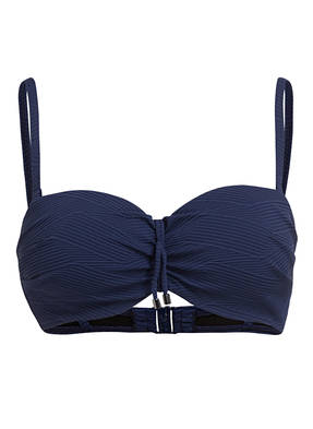 CYELL Bandeau-Bikini-Top ISLAND NAVY