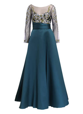 MARCHESA NOTTE Abendkleid mit Stickereien