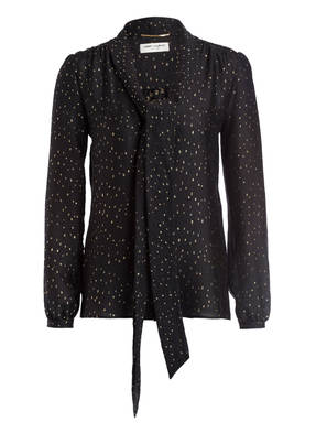 SAINT LAURENT Schluppenbluse aus Seide