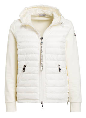 MONCLER Sweatjacke im Materialmix