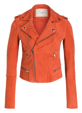 maje Lederjacke