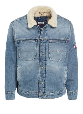 TOMMY JEANS Jeansjacke mit Teddyfellfutter