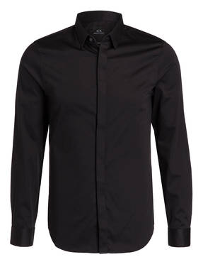 ARMANI EXCHANGE Hemd Slim Fit mit verdeckter Knopfleiste