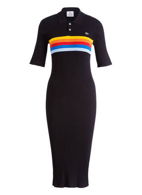 LACOSTE L!VE Strick-Polokleid