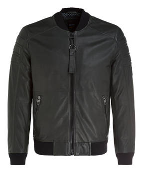 BOSS Lederjacke JERFORATE