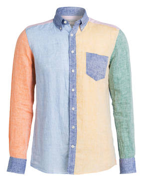 HACKETT LONDON Leinenhemd Slim Fit