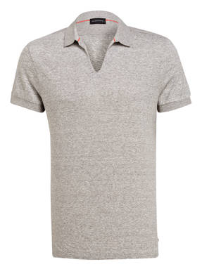 BALDESSARINI Poloshirt mit Leinenanteil
