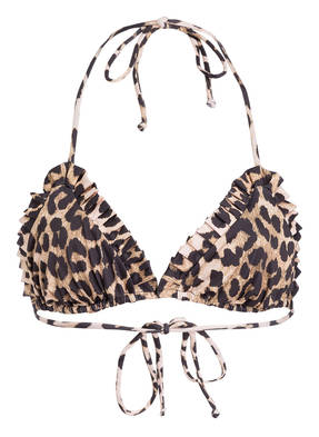 GANNI Triangel-Bikini-Top