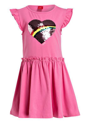 s.Oliver Jerseykleid mit Wendepailletten