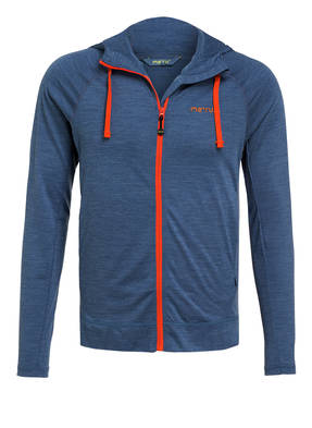 me°ru' Fleecejacke ELTHAN mit Merinowolle-Anteil