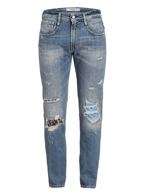REPLAY Destroyed-Jeans ANBASS Slim Fit