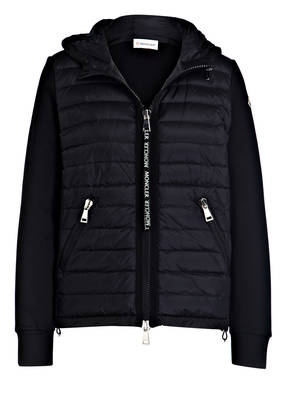 MONCLER Sweatjacke im Materialmix