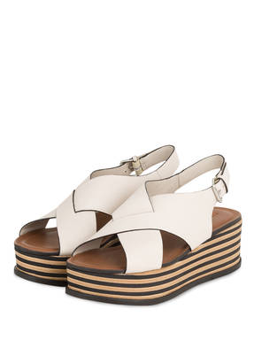 ELVIO ZANON Plateau-Sandalen CRISTAL