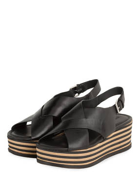 ELVIO ZANON Plateau-Sandalen CRISTAL