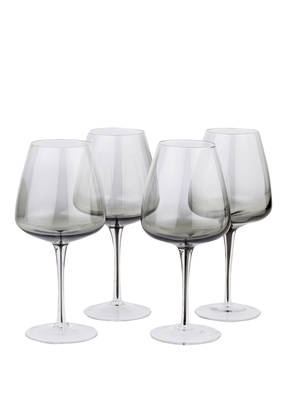 BROSTE COPENHAGEN Set of 4 wine glasses SMOKE